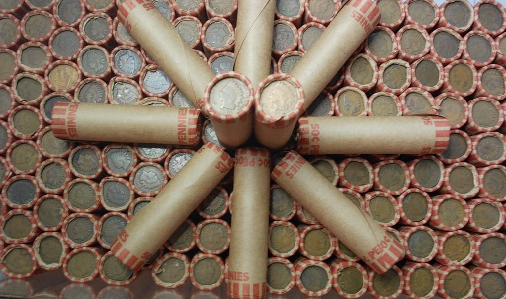 Sealed Wheat Penny Rolls w/ Indian Ender from Estate Purchase! RARE!