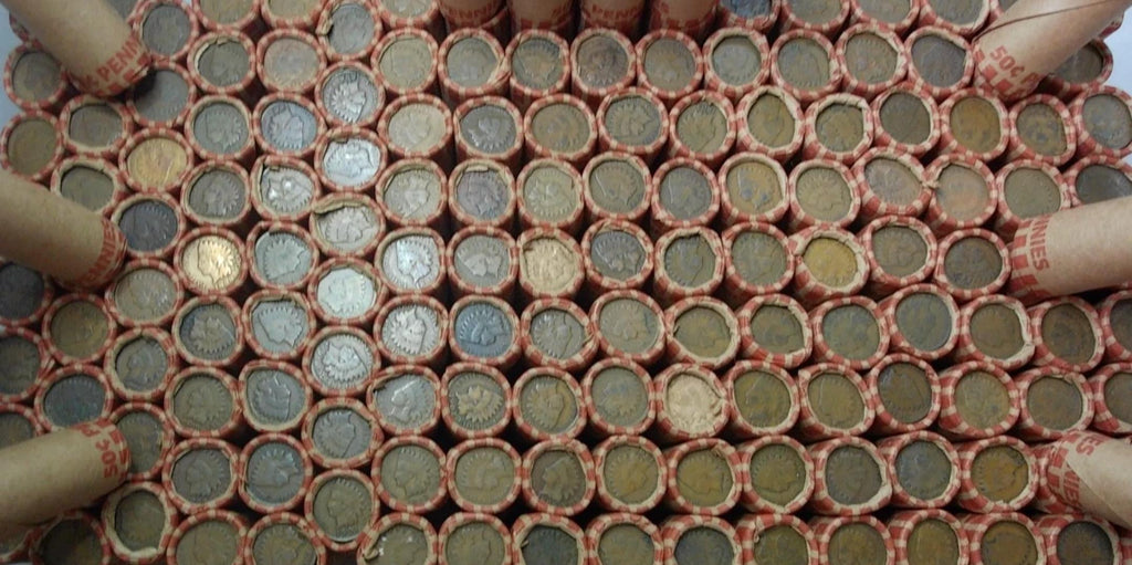 Sealed Wheat Penny Rolls w/ Indian Ender from Estate Purchase! RARE!