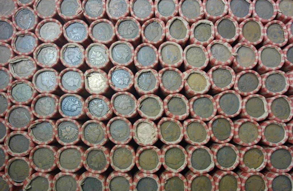 Sealed Wheat Penny Rolls w/ Indian Ender from Estate Purchase! RARE!