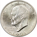 1 BU UNCIRCULATED 1971 D Eisenhower Dollar — SHIPS FAST —