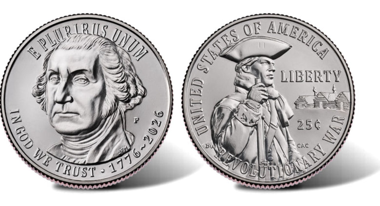 2026 P & D Revolutionary War Quarter Set, Uncirculated