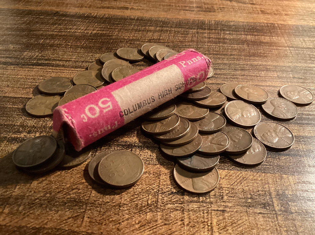 1 Roll, 1940-1958 wheat Pennie’s! 50 coins, average to good condition, search for errors, uncirculated possible!