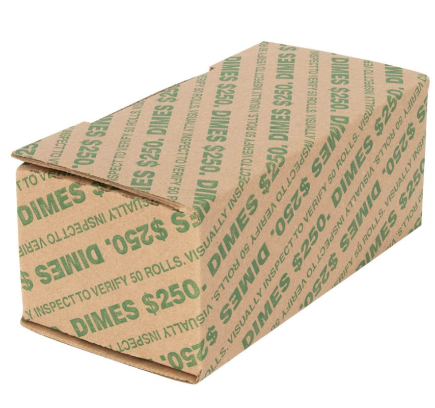 - Up to 14 Day Wait - Bank Box UNSEARCHED Dime Box!