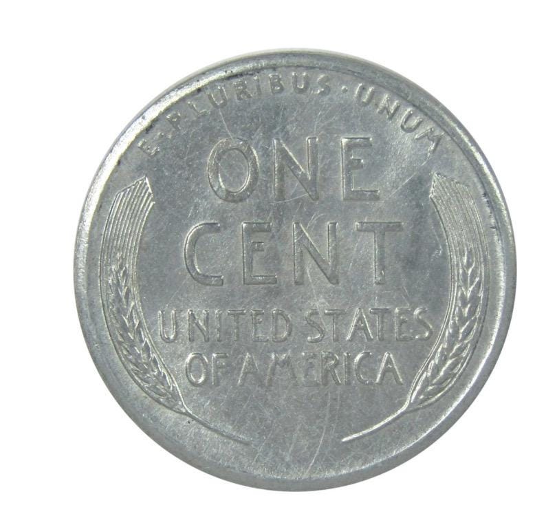 P & D Set! Average to Fine Condition 1943 Lincoln Wheat Cents! Wartime Pennies.
