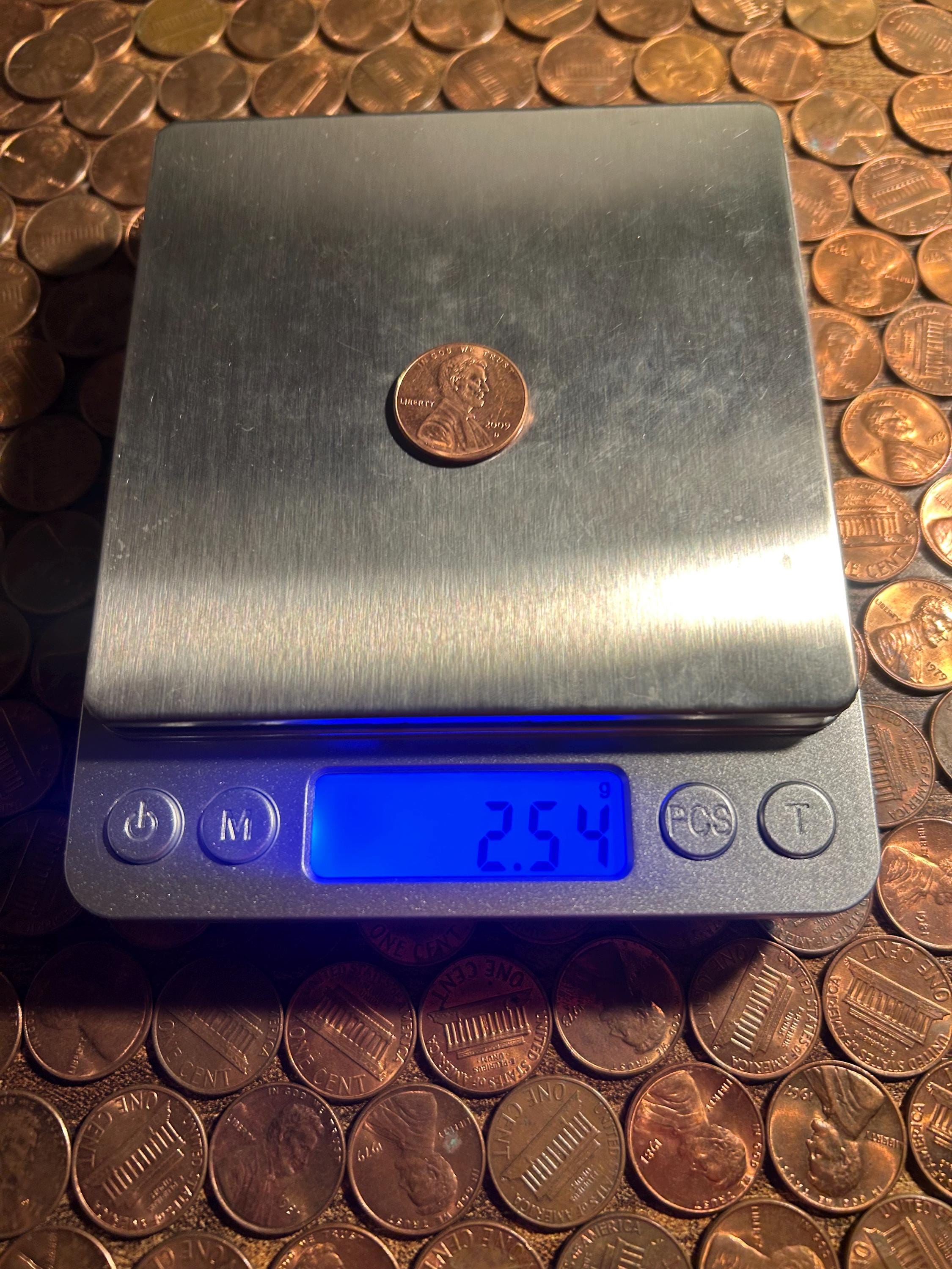 2 Lb bag LOW GRADE! Pre-1982 Copper Pennies: 95 percent Pure Lincoln Memorial Pennies! Wheat, Uncirculated, Canadian, & Foreign Possible!!